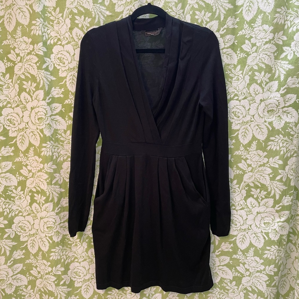 BCBG Max Azria Silk Blend Sweater Dress